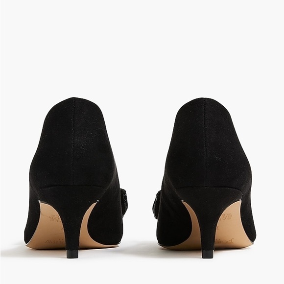J Crew Crystal bow kitten heels BU514 - Picture 4 of 7